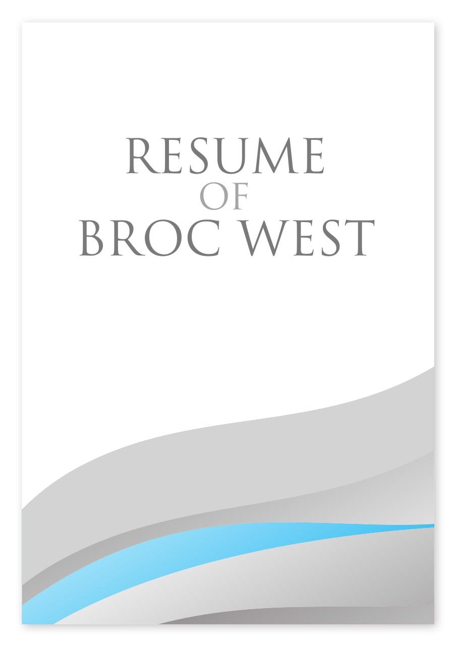 Document preview BROC_WEST_RESUME_2015.pdf - page 1/5