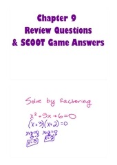 Page 1, Chapter 9 Review