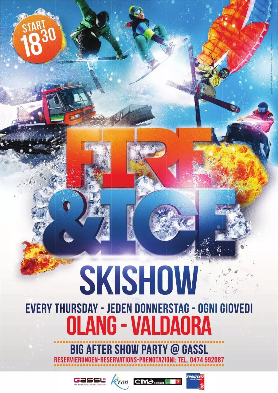 Page 1 of 1, Ganzseitiges Foto Hochformat Skishow 18.30 Uhr