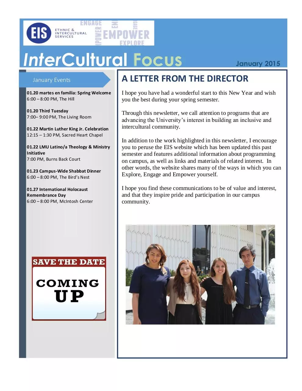Page 1 of 6, EIS InterCultural Focus January Issue Final