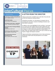 Page 1, EIS InterCultural Focus January Issue Final