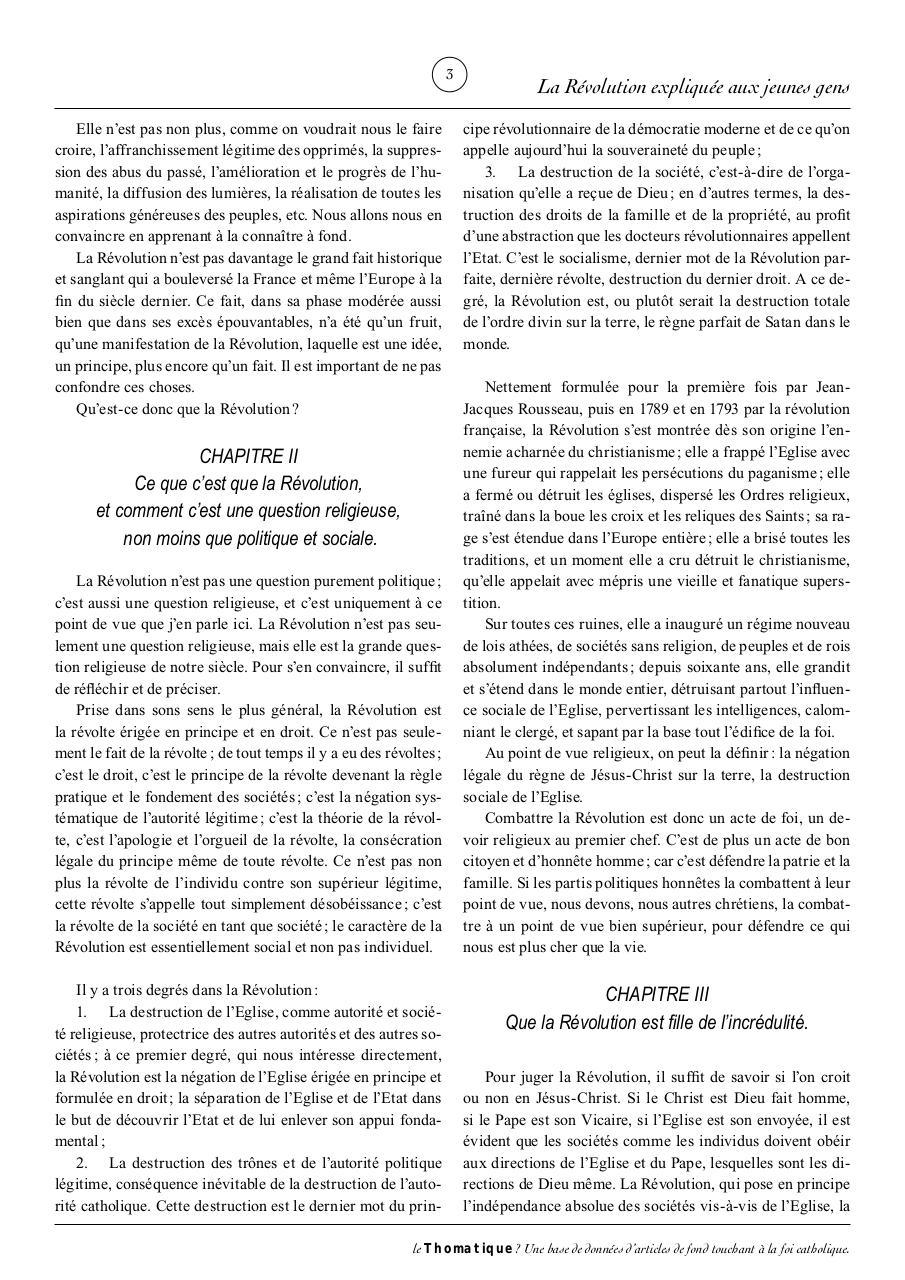 Mgr De SÃ©gur - La rÃ©volution expliquÃ©e aux jeunes gens.pdf - page 3/35
