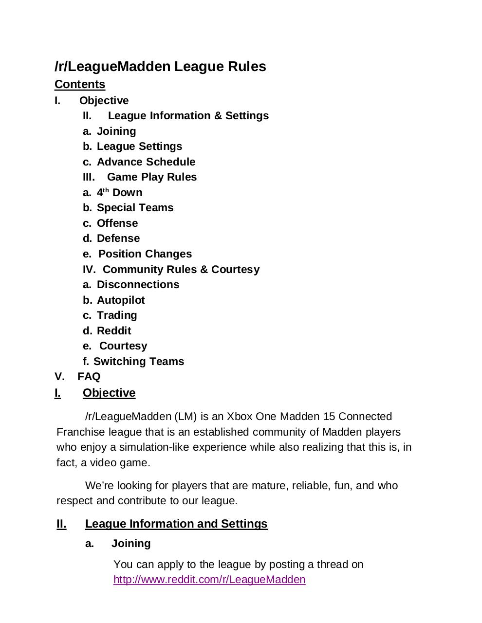 LeagueMadden Rules.pdf - page 1/7