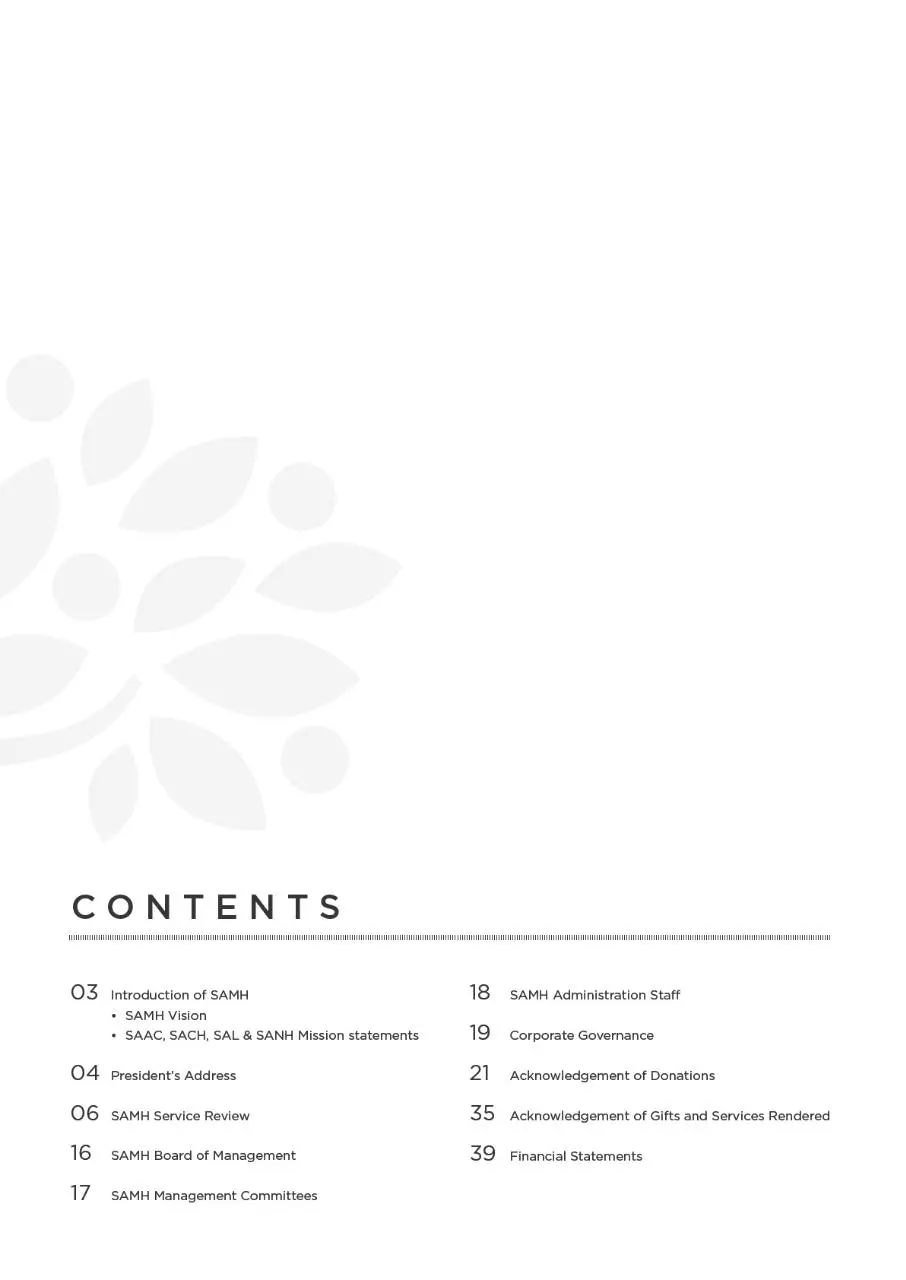 Page 2 of 75, St. Andrew's Mission Hospital Annual Report 2013