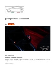 Page 1, [Ayuda ACJ ] Iluminación Cambio de LED