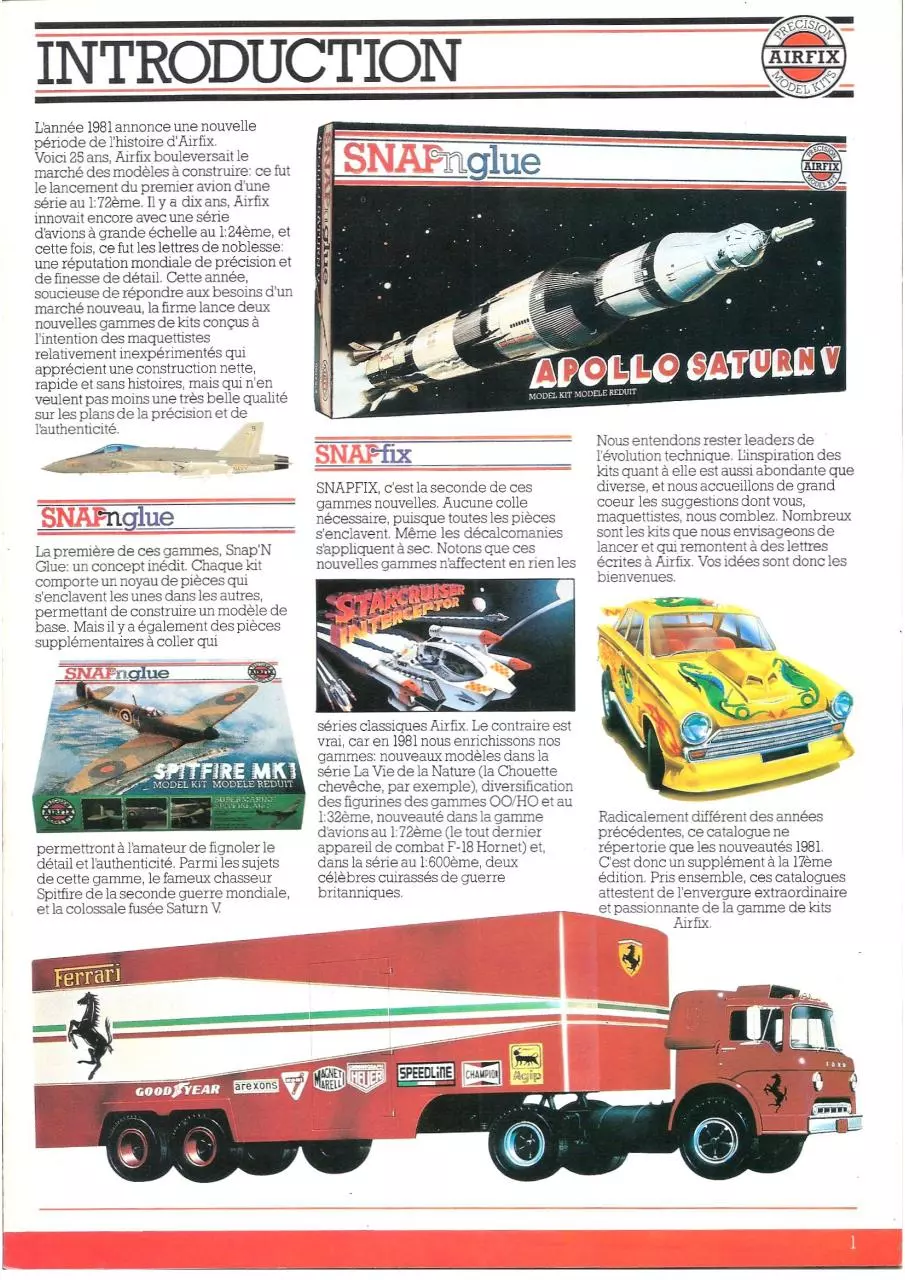 Page 3 of 20, Airfix 1981 Catalogue French