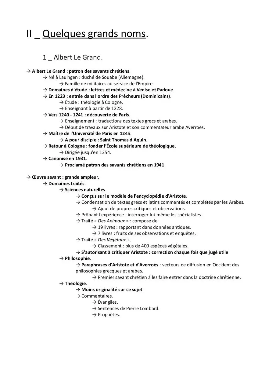 Page 3 of 10, Chapitre 3 Pensée scolastique