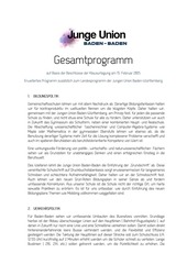 Page 1, Gesamtprogramm