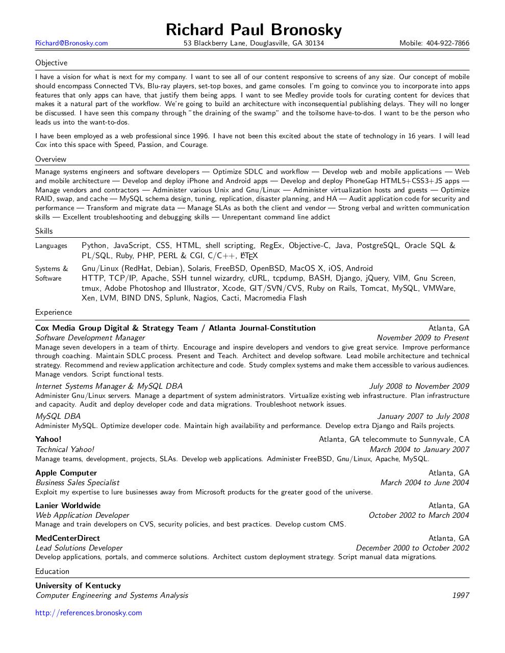 Document preview richard.paul.bronosky.resume.pdf - page 1/1