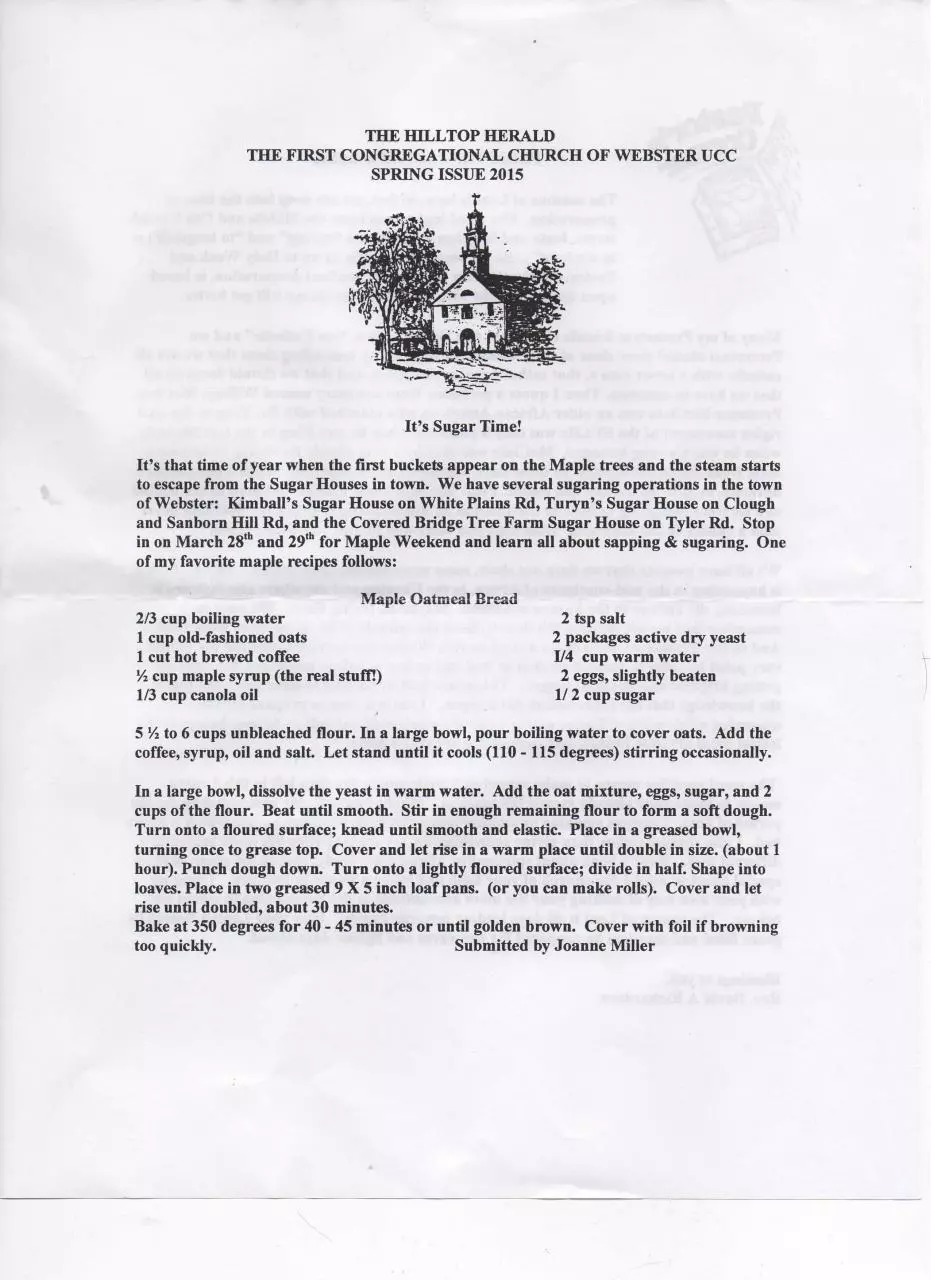 Page 1 of 11, WebsterHilltopSpring2015