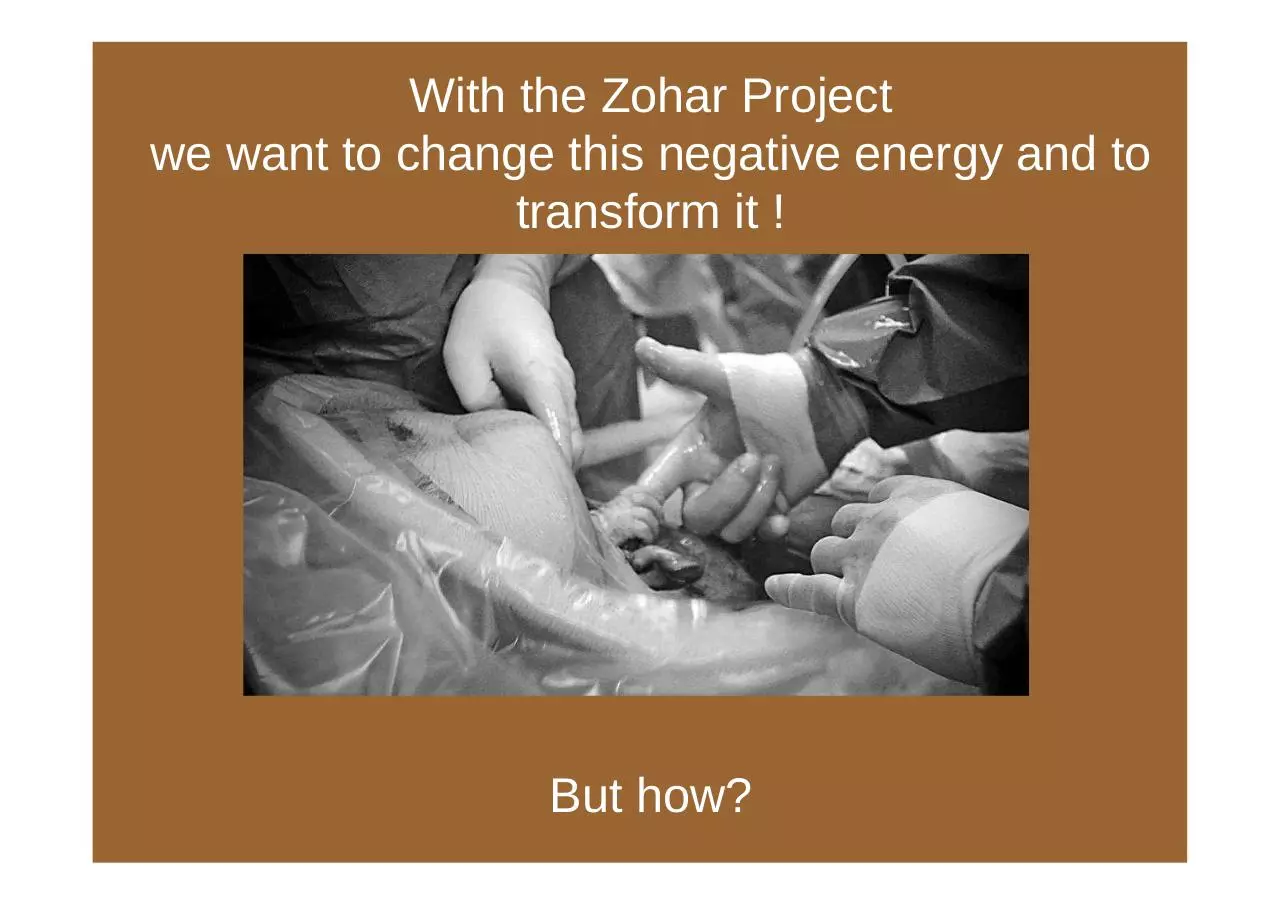Page 5 of 19, Zohar Projekt Presentation Warsaw2013