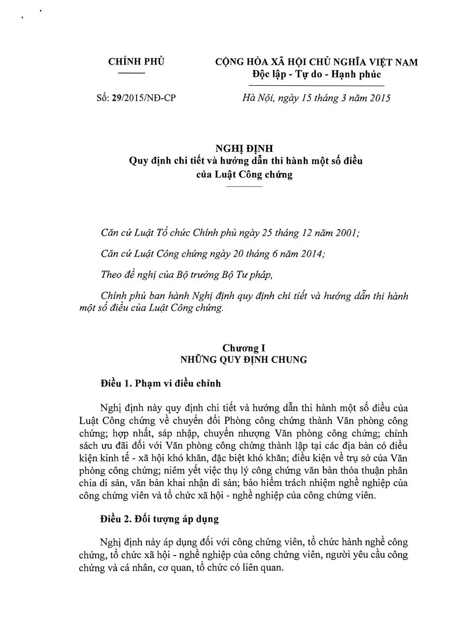 Page 1 of 21, 29 2015 NÄ CP hÆ°á»›ng dáº«n Luáº­t Công chá»©ng