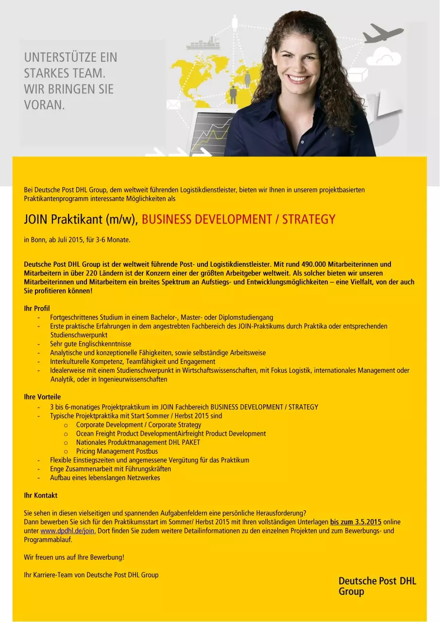 Page 1 of 1, 2015 2 JOIN Job Anzeige BDS allgemein DE