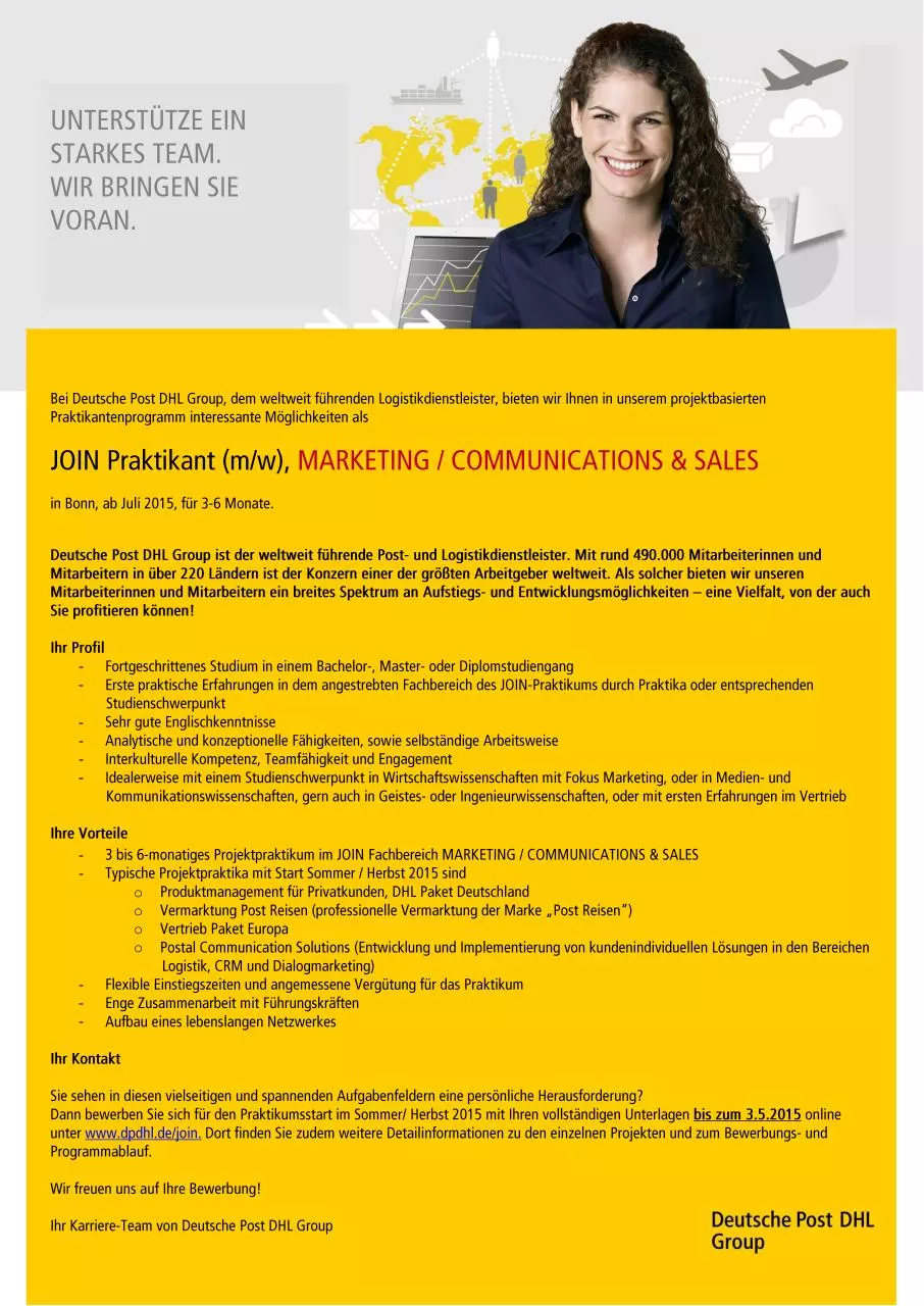 Page 1 of 1, 2015 2 JOIN Job Anzeige MSA allgemein DE