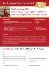 Page 2, Anmeldung Volley Woche 2015