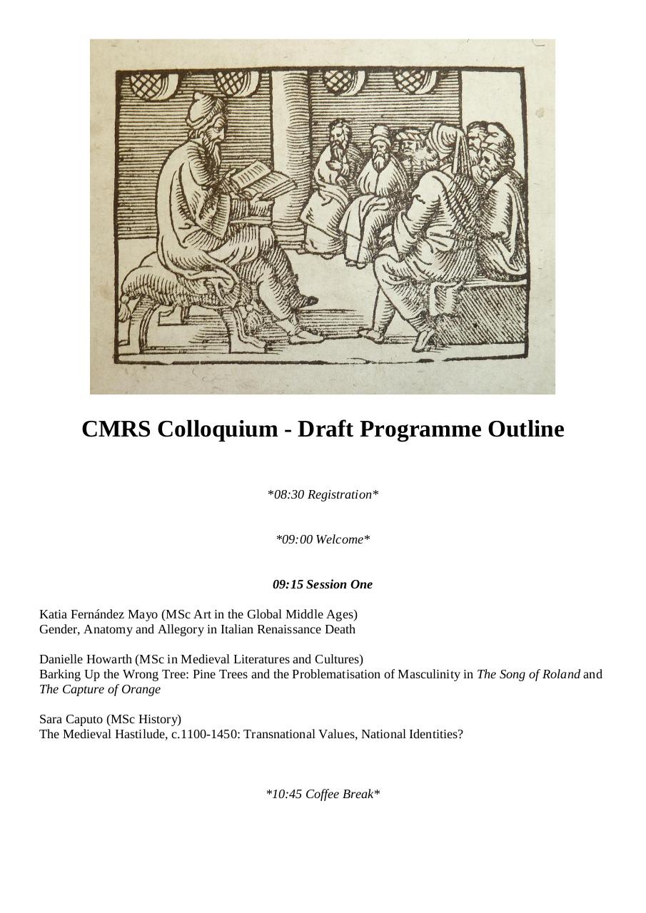 Document preview CMRS Draft Programme Outline.pdf - page 1/2