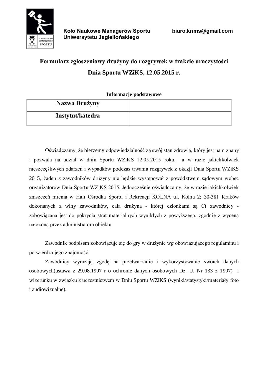 Document preview Formularz-zgÅ‚oszeniowy-DzieÅ„-Sportu-WZiKS.pdf - page 1/2