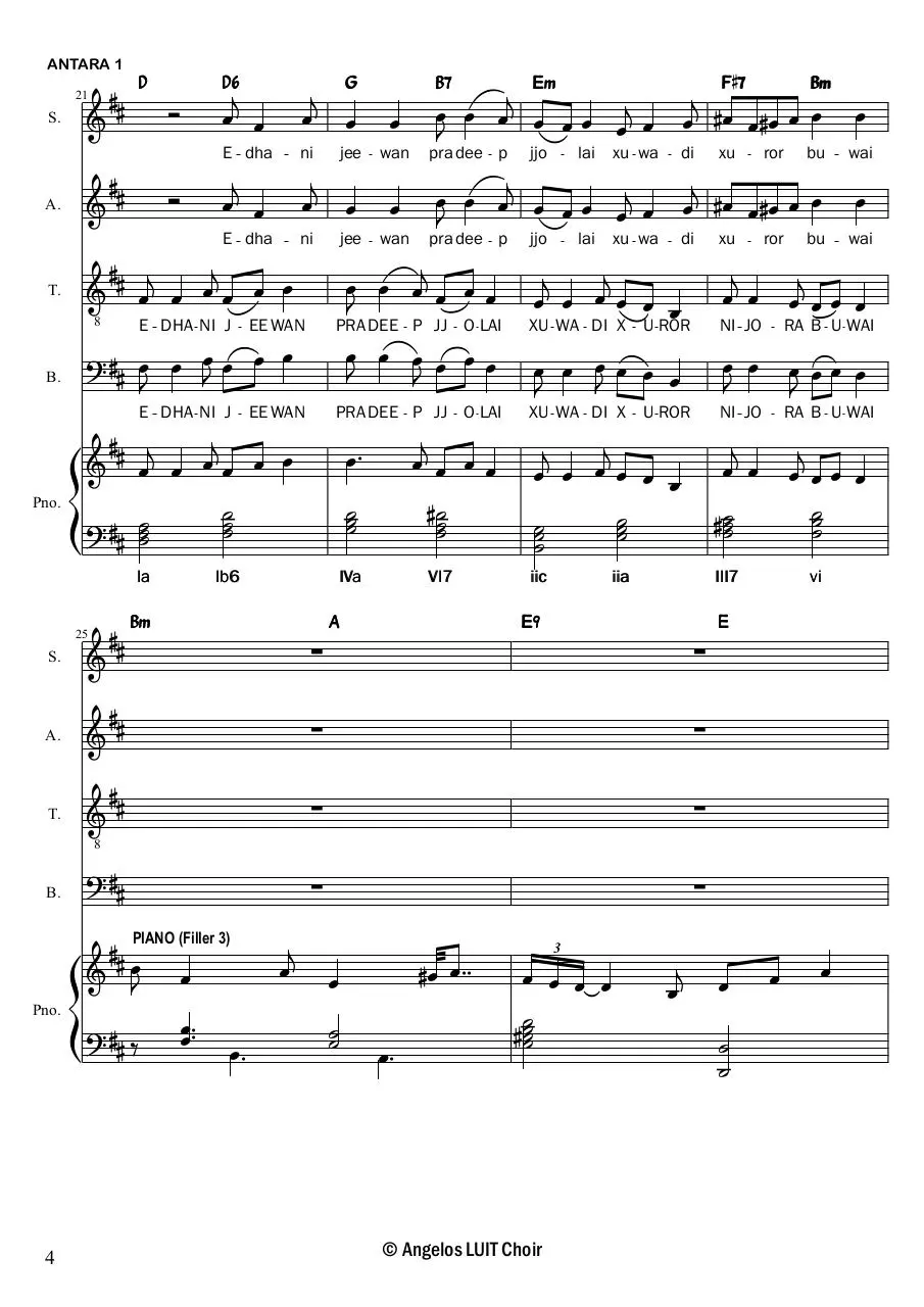 Page 4 of 8, Aai Tur Kopalote by Charu Gohain (SATB JB Rupam)