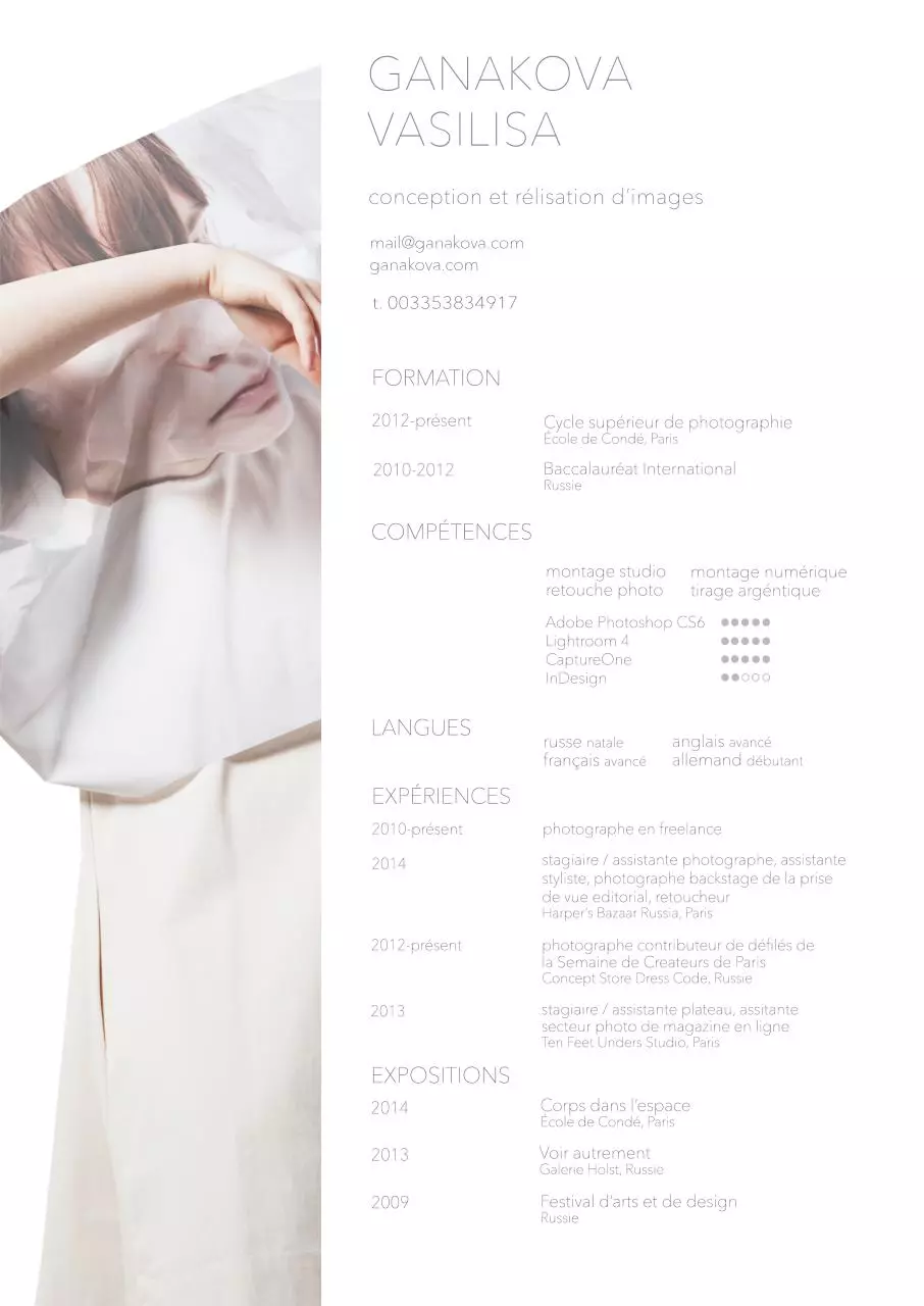 Page 1 of 1, cv fr