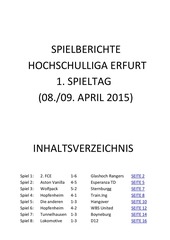 Page 1, Spielberichte 1. Spieltag bearb.