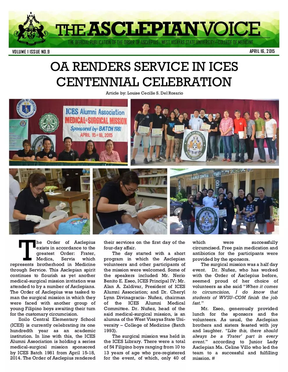 Document preview - AV_09 - OA renders service in ICES Centennial Celebration.pdf - Page 1/1