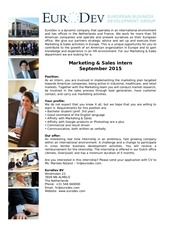 marketing and sales internship eng sep 2015
