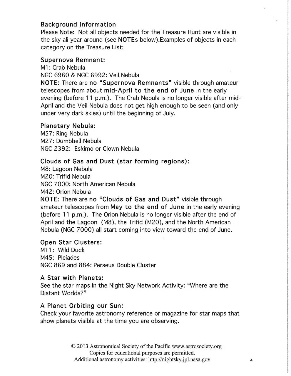 Page 4 of 6, Celestial Treasure Hunt