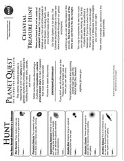 Page 5, Celestial Treasure Hunt