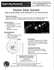 Page 1, Pocket Solar System
