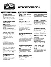 Page 1, Star Party Web Resources