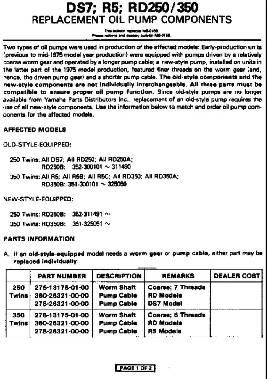 Page 1 of 2, Autolube pump info