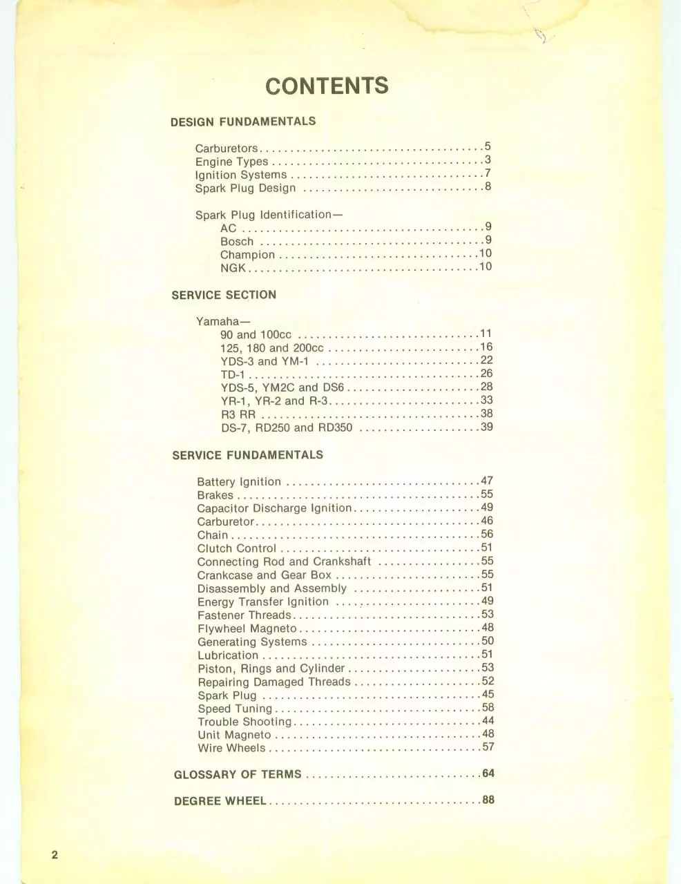 Page 2 of 86, CLYMERRDMANUAL