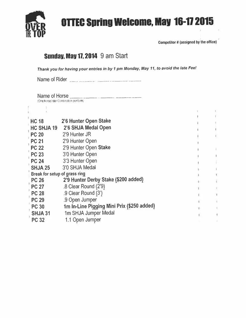 Page 3 of 4, 2015 Spring Welcome prize list