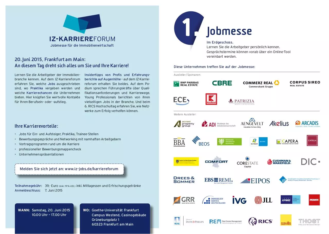 Page 2 of 5, IZ Karriereforum2015 ProgrammV