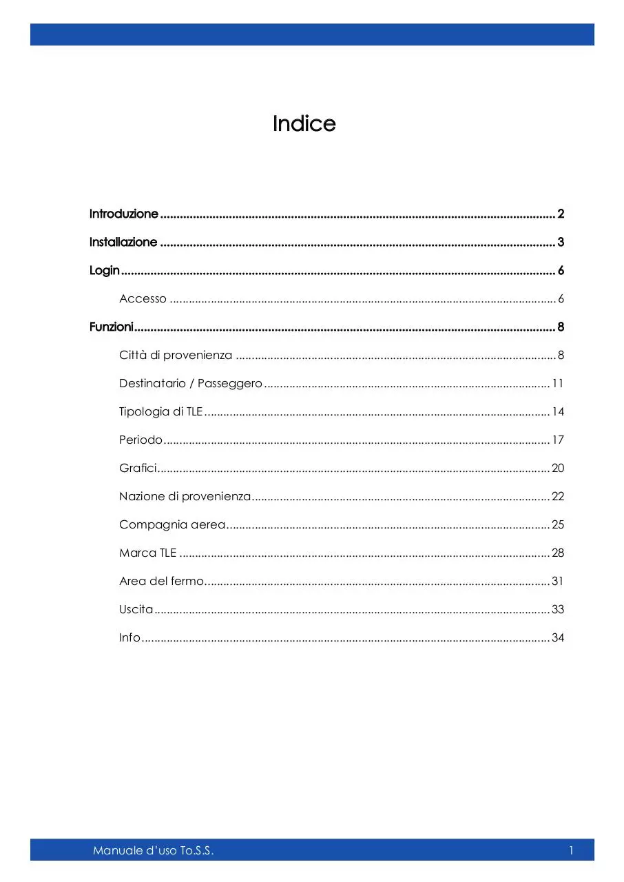Page 3 of 36, Manuale d'uso