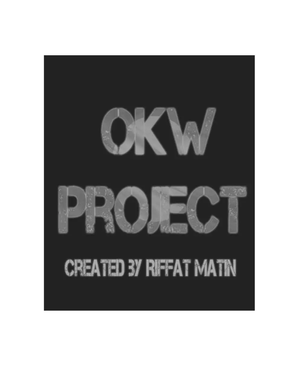 Page 1 of 9, OKW Project 1