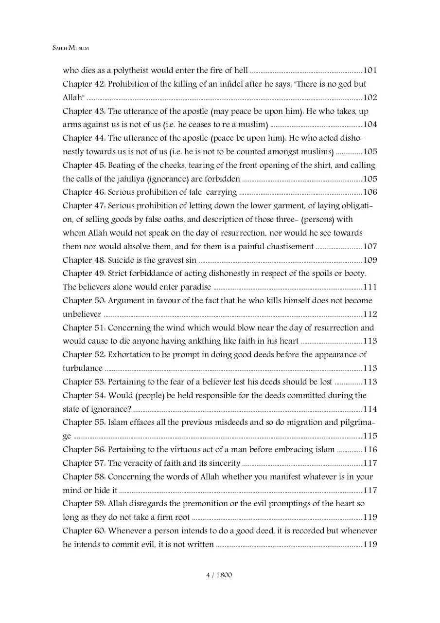 Page 4 of 1800, Sahih Muslim english translation (1)