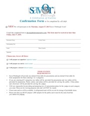 Page 2, Savor Restaurant Solicitation 2015