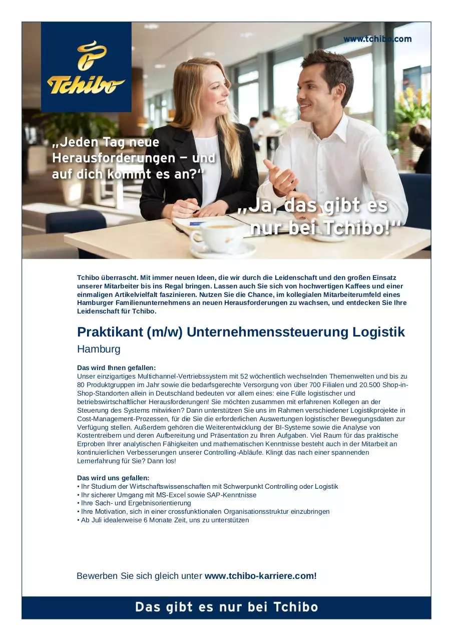 Document preview - Praktikant Unternehmenssteuerung Logistik.pdf - Page 1/1