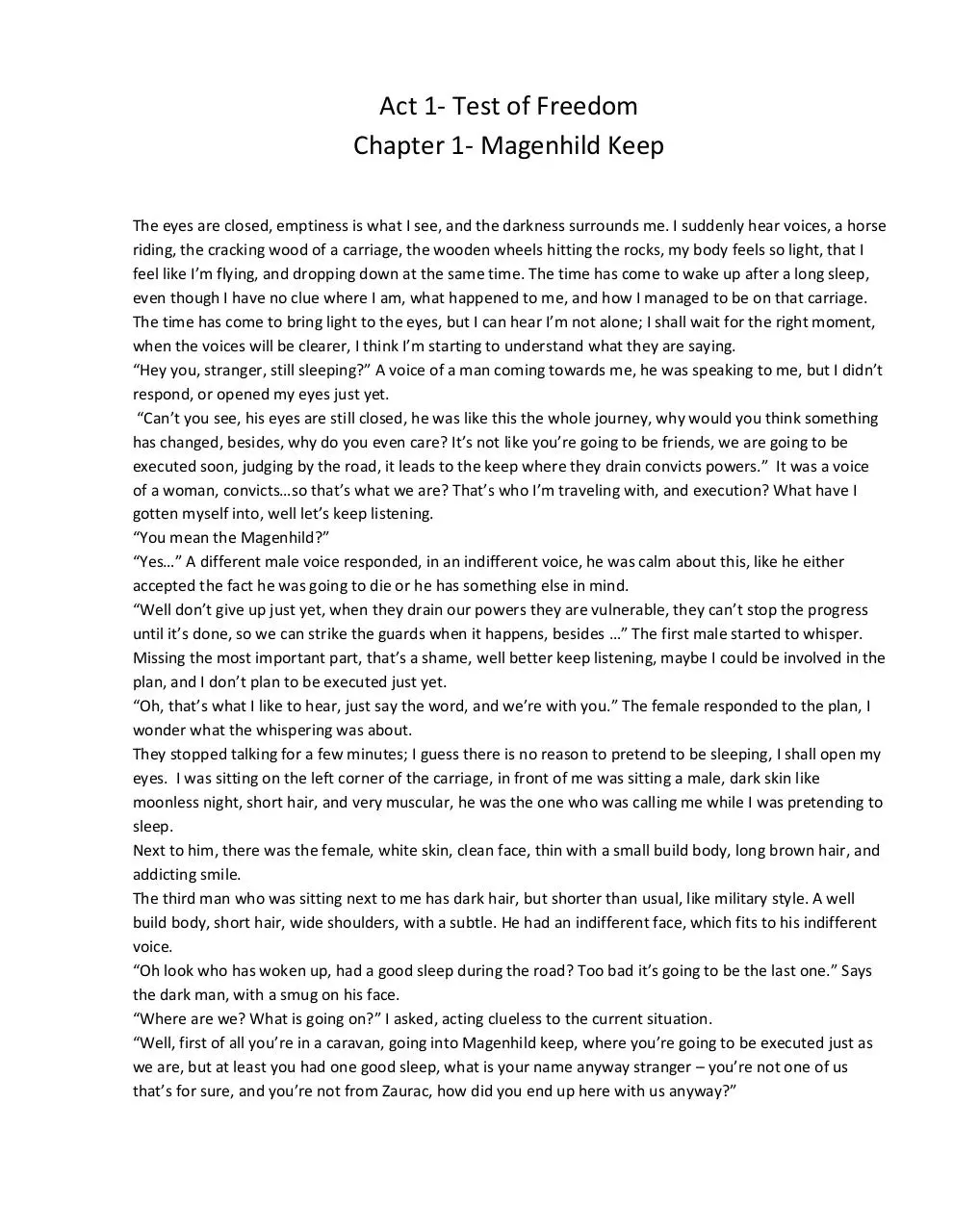 Page 1 of 46, Act 1