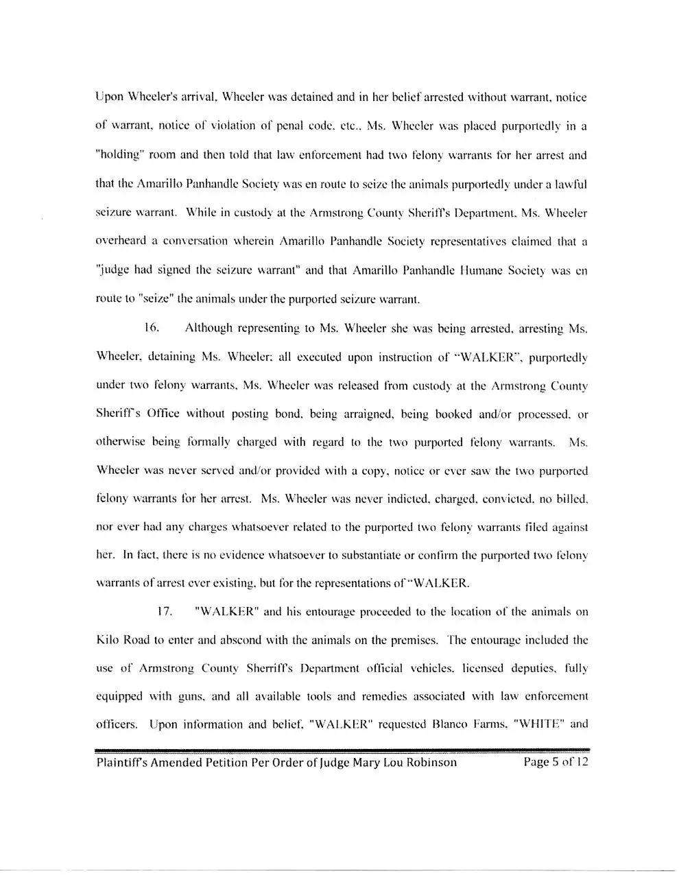 Page 5 of 22, Armstrong County Lawsuits