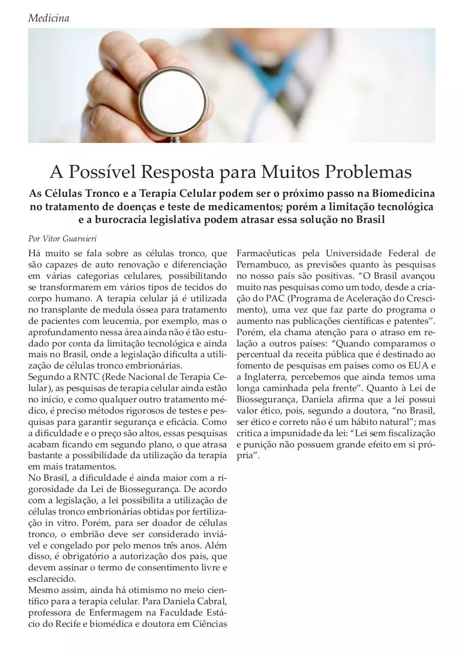 Page 1 of 1, Celula Tronco