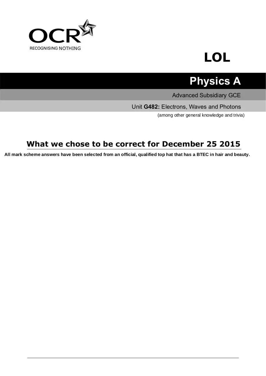 Page 1 of 11, MARKSCHEME.G482.OCR.PHYSICS.spoof.2015