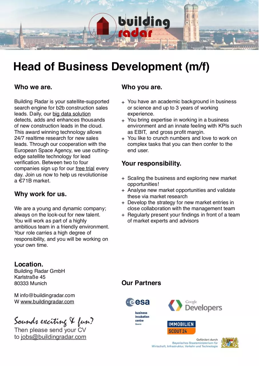 Document preview - Director Business Development.pdf - Page 1/1