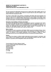 Page 4, Wrexham AFC Limited