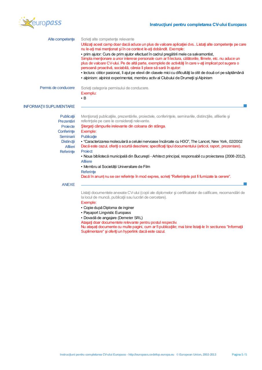 Document preview CVInstructions.pdf - page 5/5