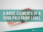 Page 5, FDA food label requiremens in a nutshell