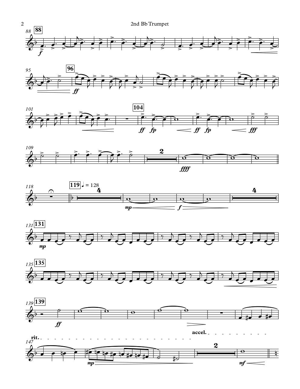 Document preview 2nd Bb Trumpet.pdf - page 2/4