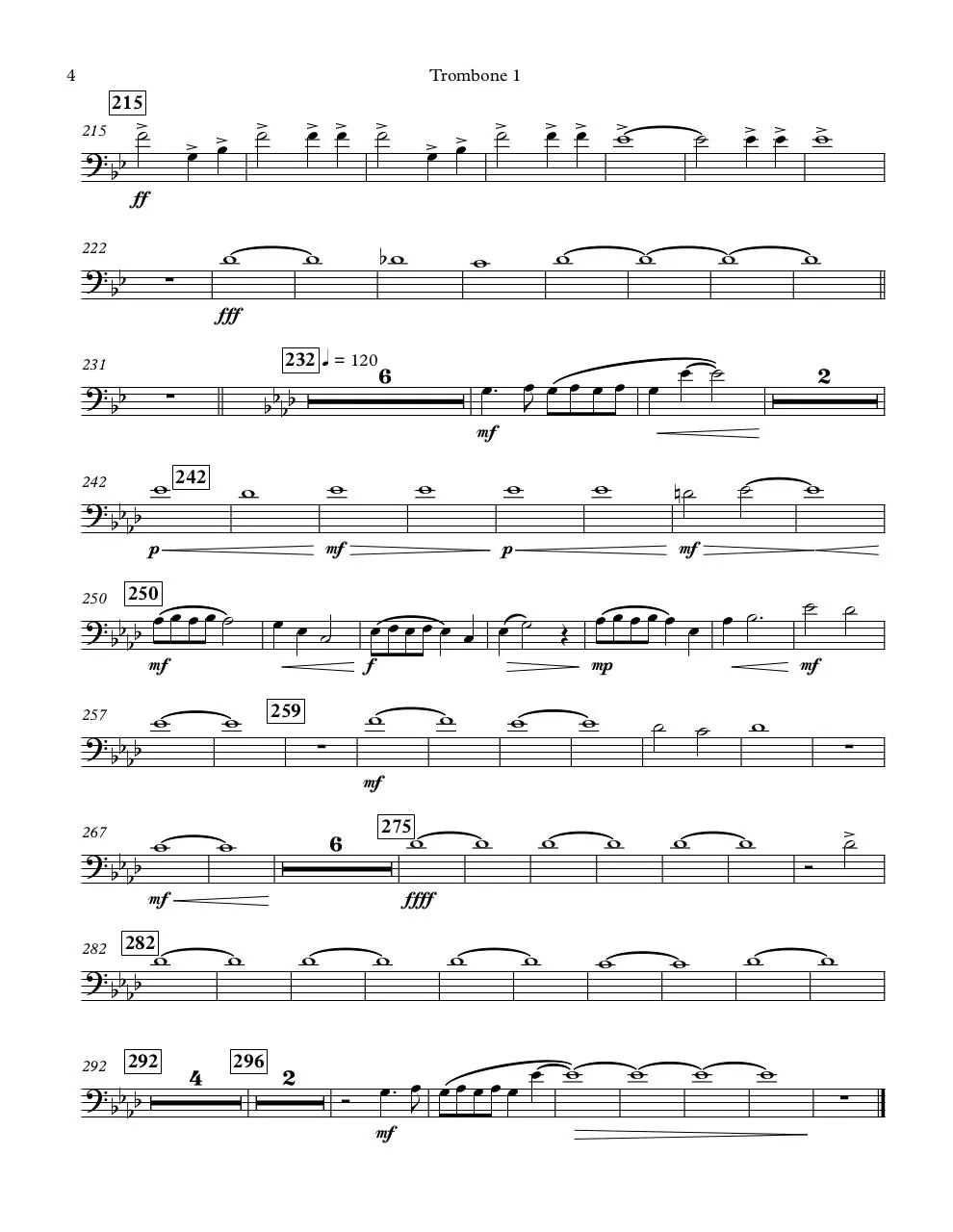 Page 4 of 4, Trombone 1