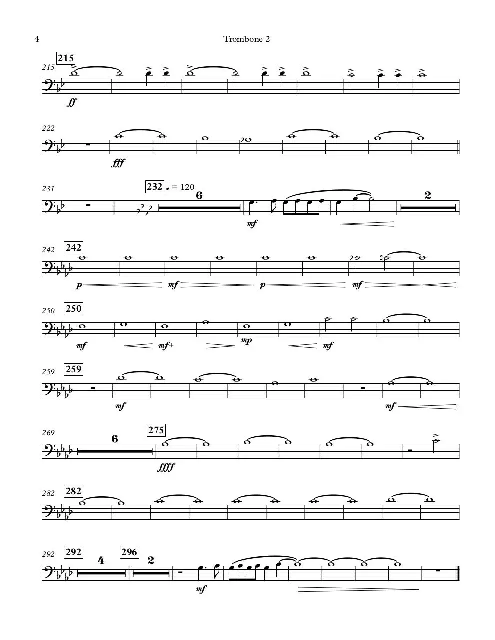 Page 4 of 4, Trombone 2